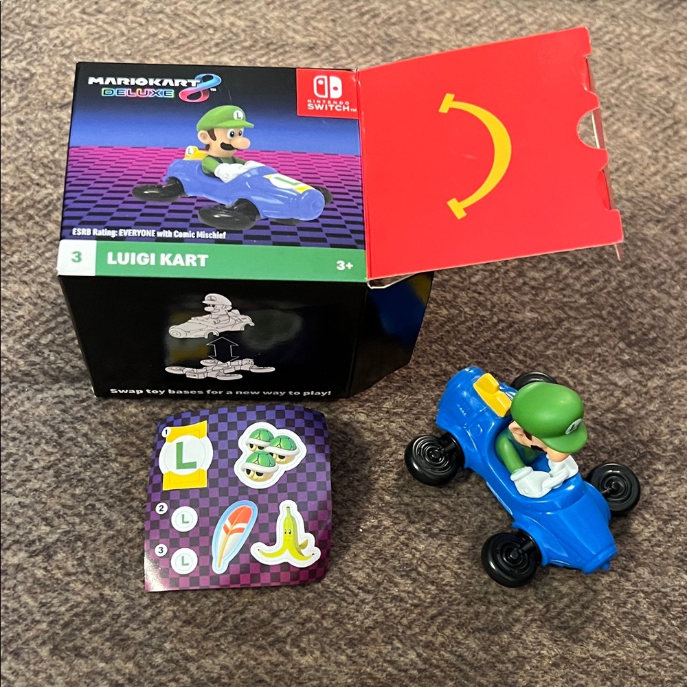 McDonald’s Mario Kart Deluxe, Luigi Kart, #3